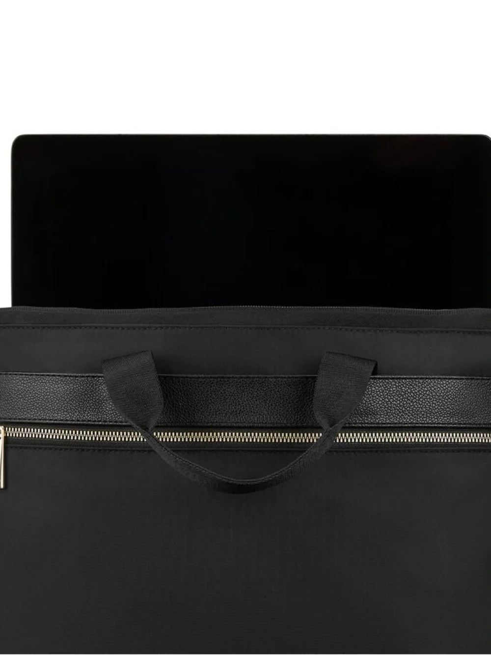 Samsonite Black Briefcase Gold MOBILE SOLUTION 2 CONVERTIBLE SLIM BRIEF, bag